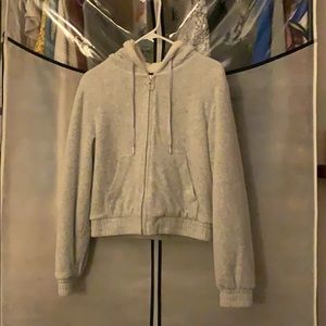 a cozy tip up jacket